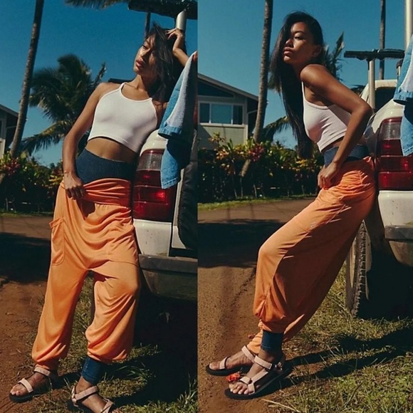 NEW FREE PEOPLE -  Victory Harem Pants - Picture 1 of 8